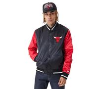 Blouson satin Chicago Bulls NBA Noir S