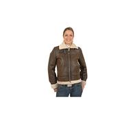 Blouson Schott Bombardier Femme Ref 25781 Marron F - XS