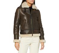 Blouson Schott Bombardier Femme Ref 25781 Marron Foncé - XS