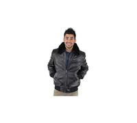 Blouson Schott en cuir Ref 25769 Noir - Noir - L