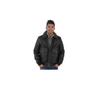 Blouson Schott en Cuir Ref 37772 Marron Vieilli - L