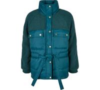 Urban Classics Sherpa Mix Puffer Big Jacket Bleu XL Femme
