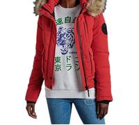 Blouson SuperDry Everest Rouge à Haut Risque Femme XS