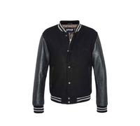 Blouson Teddy homme Schott Ref 58398 Noir/Noir L