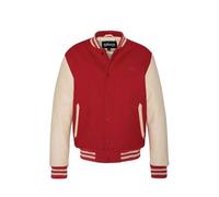 Blouson Teddy homme Schott Ref 58399 Rouge/Beige M