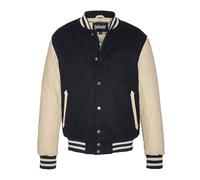 Blouson Teddy Homme Schott Ref 58527 Marine Beige - 2XL