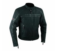 Blouson Textile Impermeable Moto Motard Touring Renforcé Protections Blanc