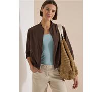 Cecil Blouson uni avec fermeture éclair marron cacao XL