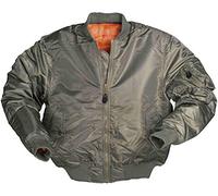 Mil-Tec US Aviator MA1 PES, veste en textile XXL Olive Olive