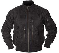 Mil-Tec US Tactical Aviator, veste en textile L Noir Noir