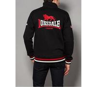 Blouson zippé avec logos brodés Noir S