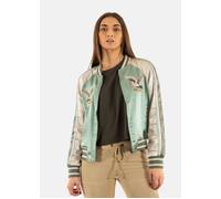 Blousons et vestes superdry suikajan embroidered bomber 1ll desert sage green XS