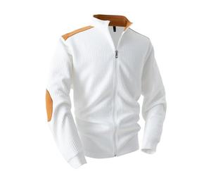 Blousons Homme Veste pour Hommes Moto Ete Chaude Cargo Coupe Vent Militaire Manteaux avec des Poches Legere De Pluie Décontractée Vestes Aviateur Fines Blouson Vetement Blanc M