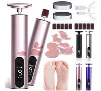 Blovanda Glow Soin des Pieds, Honey Mielle Glow Ponceuse Pied pédicure professionnel, 2-in-1 Honey Glow Kit Beauté Pieds, 9 Vitesses Réglables avec Batterie 2000mAh 60 Nano Recharges (A)