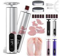 Blovanda Glow Soin des Pieds, Honey Mielle Glow Ponceuse Pied pédicure professionnel, 2-in-1 Honey Glow Kit Beauté Pieds, 9 Vitesses Réglables avec Batterie 2000mAh 60 Nano Recharges (B)