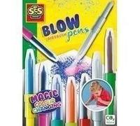 SES Creative | Kit Créatif pour Enfants | Feutres Aérographes Magiques à Souffler |Changement de Couleur | 7 Feutres Double Couleur + 1 Feutre Blanc |Lavables | Activité Manuelle Éducative | Dès 5 Ans