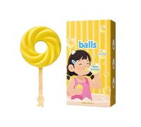 Blow Bubble Bath Balls, Body Cleanser Set, 2.91x1.57x5.28 Inches Cute Bath Balls with Foaming Feature, Baths Salt Ball, Fun Baths Toys with Colorful Design, Home SPA for Kids Travel