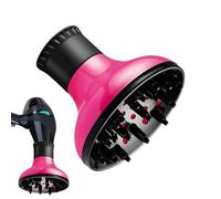 Blow Dryer Diffuser Attachment, Lightweight Hair Dryer Nozzle Accessory, Portable Professional Tool for Curly and Wavy Hairs 6.1x5.12x5.12 inches, Fit Salon or Home -Dry Styling