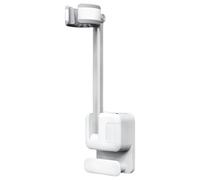 Blow Dryer Holder For Wall - Declutter instantanément votre salle de bain | Waterproof Adjustable Hands-Free Hair Dryer Stand No Drilling | For Home Apartment Dorm 360 Degree Rotation Easy Install