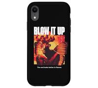 Blow It Up Champignon Nuage Weirdcore Apocalyptic Doomer Humeur Coque pour iPhone XR