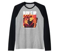 Blow It Up Champignon Nuage Weirdcore Apocalyptic Doomer Humeur Manche Raglan