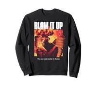 Blow It Up Champignon Nuage Weirdcore Apocalyptic Doomer Humeur Sweatshirt