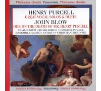 Blow, John - Blow: Ode Death of Mr Henry Purcell: The Indian Queen Z630