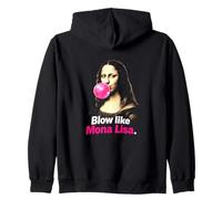 Blow Like Mona Lisa - Funny Art Meme for Humour Fans Sweat à Capuche