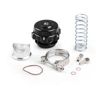 Blow Off Valve Turbo, Soupape De Décharge Universelle 50 Mm À Bande En V BOV Q Typer Avec Bride Aluminium Soudée BX100372(Black)