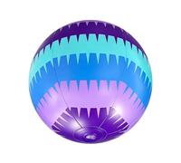 Blow Up Beach Ball - Ballon de volleyball aquatique gonflable coloré, ballons de plage arc-en- en grandes quantités avec pompe, ballon gonflable en PVC, jouet de piscine pour , filles