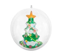 Blow Up Père Noël Gonflatable Ball - PVC Outdoor Christmas Blow Up Ornements gonflables | Pour intérieur, extérieur, fenêtres, patios, vérandas, jardins, courtyards
