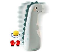 Blow Up Sac de frappe pour enfants - Sac de frappe gonflable de 100 cm avec gants et pompe, sac de sable de boxe de dessin animé, pour entraînement, sports d'intérieur et d'extérieur, divertissement