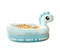 Blow Up Swimming Pool - Durable PVC Material, Dinosaur Kiddie Bathtub | Inflatable Wading Animal Toy Pool | Portable Bathing Basin for Boys, Girls, Backyard, Summer, Camping, Beach