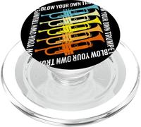 Blow Your own Trumpet Une Blague pour Joueur Trompette PopSockets PopGrip pour MagSafe