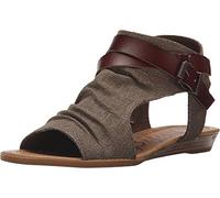 Blowfish Balla Canvas, Sandales compensées pour femme, Brown Rancher Canvas Whiskey Dyecut, 38.5 EU