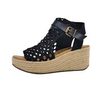 Blowfish Lorrah Sandales hautes pour femme Noir Loisirs, Noir , 38 EU