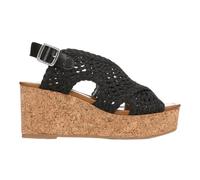 Blowfish Malibu - Andrea Wedge Sandal - Femme - Chaussures - Noir - Taille: 39 EU