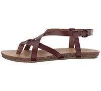 Blowfish Malibu Granola Sandales plates pour femme - Marron - Whiskey/similicuir PU, 39.5 EU