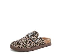 Blowfish Malibu Sabots Sienna Mule pour Femme, Imitation Daim léopard, 40 EU