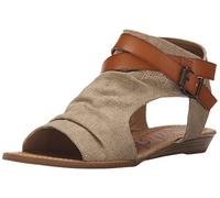 Blowfish Malibu Femme Noyau Balla Sandale cale, Desert Sand Rancher Toile teintée, 40.5 EU