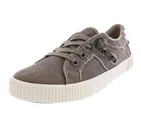 Blowfish Women's Fruit Sneaker, Wolf Gray Smoked Canvas, 8.5 M US