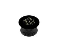 Blowing Wishes Bigfoot Dandelion Funny Sasquatch Forest PopSockets PopGrip Adhésif