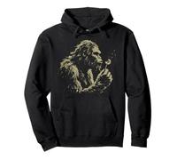 Blowing Wishes Bigfoot Dandelion Funny Sasquatch Forest Sweat à Capuche