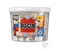 Blox 100 briques blanches à 4 plots en boîte