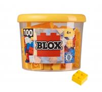 Blox - 100 briques de 4 pièces jaunes - compatibles avec les briques de jeu connues