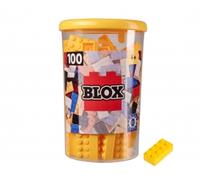 Blox - 100 briques de 8 pièces jaunes - compatibles avec les briques de jeu connues