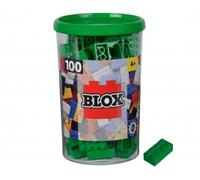 Blox - 100 briques de 8 pièces vertes - compatibles avec les briques de jeu connues
