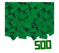 Blox - 500 briques de 8 pièces vertes - compatibles avec les briques de jeu connues