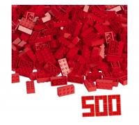Blox 500 briques rouges 8 plots en vrac