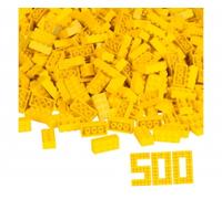 Simba - 104118917 - Ensemble de Blocs de Construction - Blox 8 - 500 Pièces - Jaune